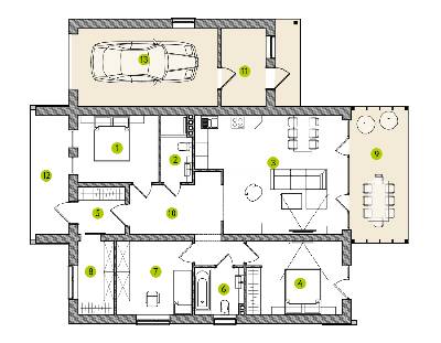 Коттедж 106 м² в КГ Семь Озер от 21 476 грн/м², с. Крушинка