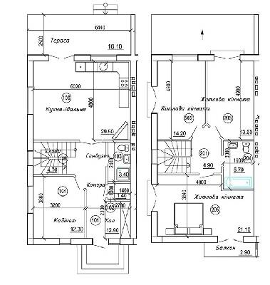 Дуплекс 126 м² в КГ Dream Town от 16 587 грн/м², Черкассы