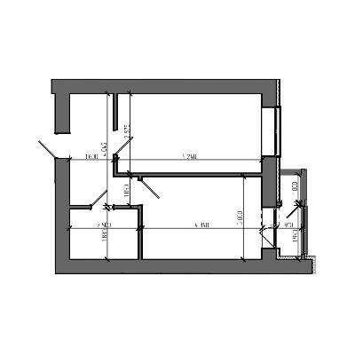 1-комнатная 40.79 м² в ЖК Театральний от 22 000 грн/м², Ровно