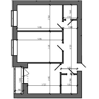 2-кімнатна 64.5 м² в ЖК Театральний від 22 200 грн/м², Рівне