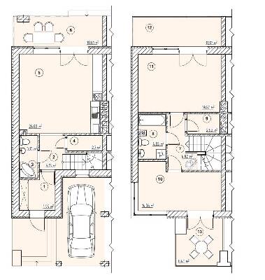 Таунхаус 98.76 м² в Таунхаус GreenVille от 14 277 грн/м², Ровно