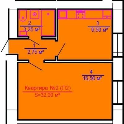 1-комнатная 32 м² в ЖК Австрійська Садиба от застройщика, г. Рава-Русская