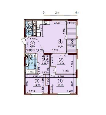 3-комнатная 90.77 м² в ЖК Варшавский Плюс от застройщика, Киев