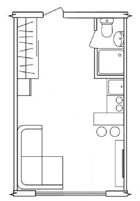 1-комнатная 24 м² в ЖК Воробьевы горы от 31 700 грн/м², Харьков