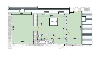 2-кімнатна 70.1 м² в КБ Наваль від 23 200 грн/м², Миколаїв