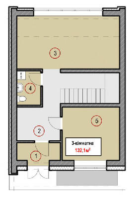 Таунхаус 132.1 м² в Таунхаусы Dresden от 19 001 грн/м², г. Каменское