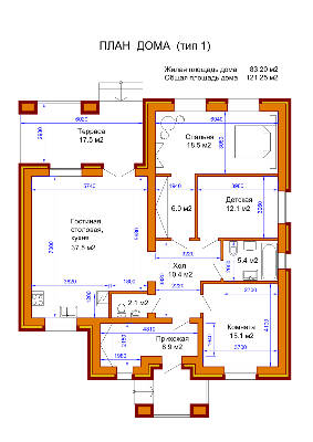 Коттедж 121.25 м² в КП Dream Wood от 28 124 грн/м², Киев