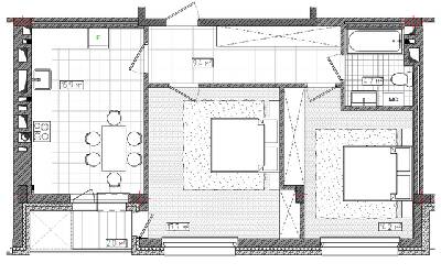 2-комнатная 62 м² в ЖК Женевьева-2 от 33 600 грн/м², г. Ирпень