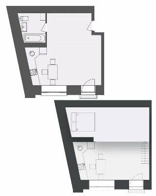 Двухуровневая 54.12 м² в ЖК Дом на Озерянской от застройщика, Харьков