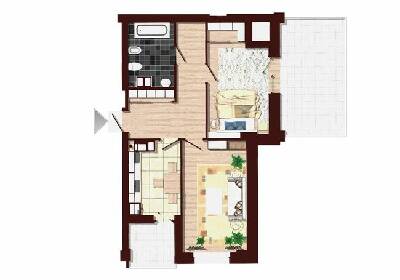 2-комнатная 68.3 м² в ЖК iQ-House от 31 850 грн/м², Днепр