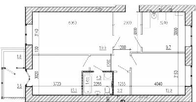 3-комнатная 75.1 м² в ЖК Алые Паруса от 14 500 грн/м², Днепр