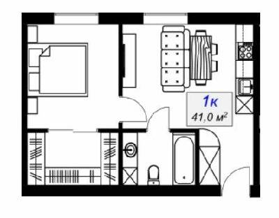 1-комнатная 41 м² в ЖК Слобожанский от 16 800 грн/м², пгт Слобожанское