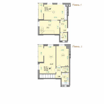 Дворівнева 100.02 м² в ЖК Panorama від 17 000 грн/м², Луцьк