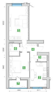 2-комнатная 63.2 м² в ЖК Парковий квартал от 12 350 грн/м², г. Ковель