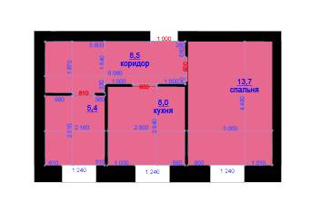 1-кімнатна 35.6 м² в ЖК Княжий від 8 650 грн/м², м. Любомль