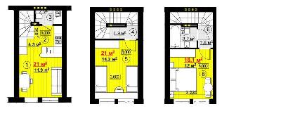 Таунхаус 60 м² в КМ New Smart 7 від 13 567 грн/м², с. Софіївська Борщагівка