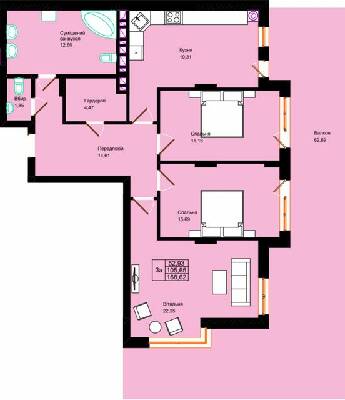 3-комнатная 168.62 м² в ЖК Панська Вертикаль от 13 000 грн/м², г. Стрый