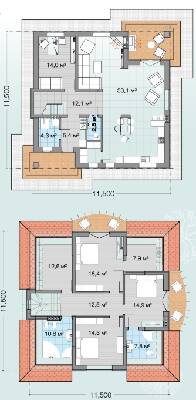 Коттедж 191.4 м² в Резиденция AlpenPark от 52 508 грн/м², пгт Козин