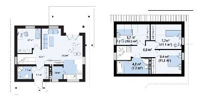 Коттедж 91.8 м² в КГ Лисичкина дубрава от застройщика, с. Старые Безрадичи