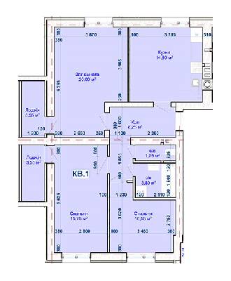 3-кімнатна 82 м² в ЖК Хотів від 15 800 грн/м², с. Хотів