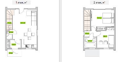 Коттедж 55 м² в КГ Новая Александровка от 24 727 грн/м², с. Безугловка