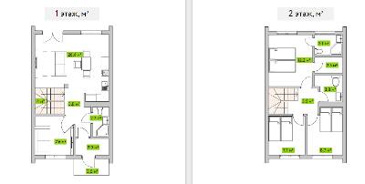 Коттедж 92 м² в КГ Вишневый Хуторок от 24 272 грн/м², с. Петропавловское