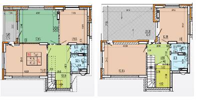 Двухуровневая 115.6 м² в ЖК Акварели-2 от 15 500 грн/м², г. Вишневое