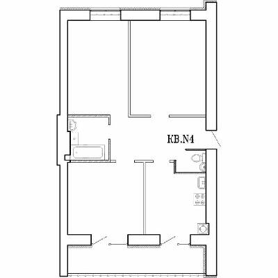 3-комнатная 73.3 м² в ЖК Концепт от 19 500 грн/м², Николаев