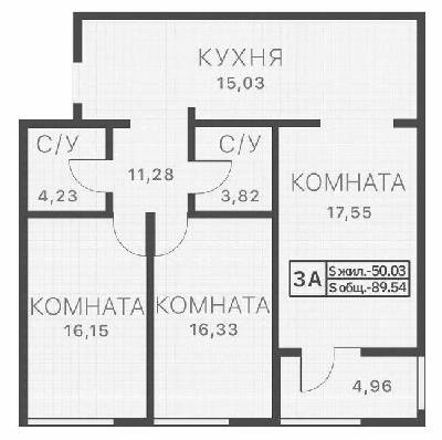 Трикімнатні в ЖК L7 House