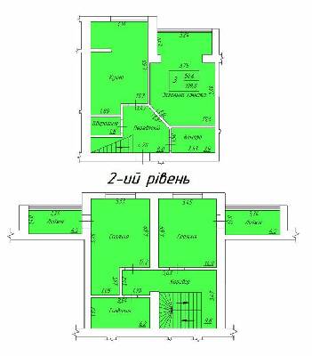 Двухуровневая 109 м² в ЖК на ул. Нагорная, 6 от застройщика, г. Кременчуг