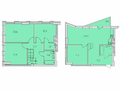 Дворівнева 98.9 м² в ЖК 360 від 19 150 грн/м², Рівне