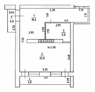 1-кімнатна 40.3 м² в Апарт-комплекс Petrovets від 11 150 грн/м², смт Лазурне