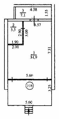 1-комнатная 47.5 м² в Апарт-комплекс Petrovets от 11 150 грн/м², пгт Лазурное