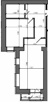 1-кімнатна 52.19 м² в ЖК Театральний від 22 000 грн/м², Рівне