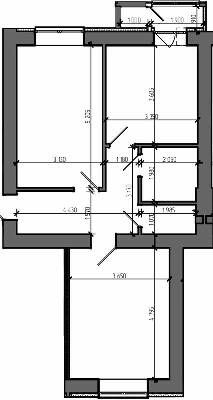 2-комнатная 61.76 м² в ЖК Театральний от 22 000 грн/м², Ровно