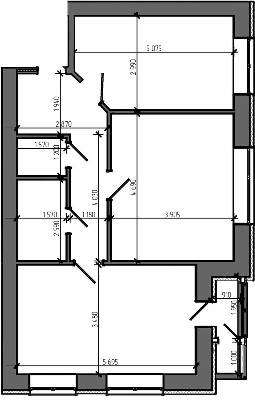 2-кімнатна 68.5 м² в ЖК Театральний від 22 000 грн/м², Рівне