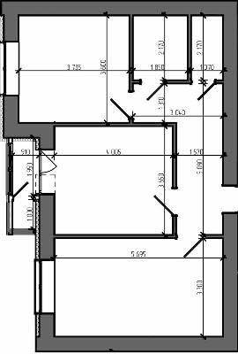 2-комнатная 70.8 м² в ЖК Театральний от 22 000 грн/м², Ровно