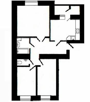 3-комнатная 77.44 м² в ЖК на вул. Тролейбусна, 4 от 17 200 грн/м², Тернополь