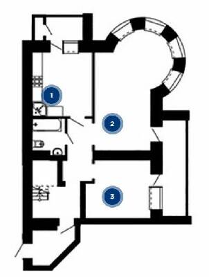 2-кімнатна 65.44 м² в ЖК Острозький від 15 200 грн/м², Тернопіль