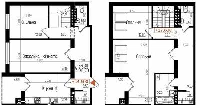 Двухуровневая 130.7 м² в ЖК Сонячний от застройщика, Тернополь