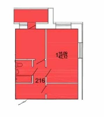 1-комнатная 42.12 м² в ЖК Морской от 14 250 грн/м², г. Южное