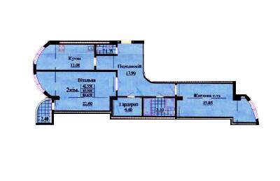 2-комнатная 84.62 м² в ЖК на вул. Роксолани, 16 от 20 350 грн/м², г. Трускавец