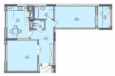 2-кімнатна 70.15 м² в ЖК Garant City від 24 000 грн/м², м. Трускавець