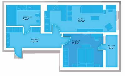 1-комнатная 63.9 м² в ЖК Headwell от 22 600 грн/м², г. Трускавец