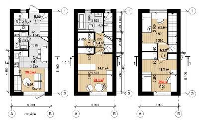 Коттедж 79 м² в КП Нью Смарт от 15 190 грн/м², с. Гатное