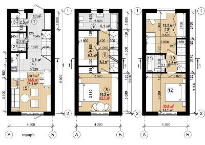 Коттедж 103 м² в КП Нью Смарт от 15 146 грн/м², с. Гатное