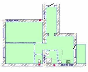 2-кімнатна 65 м² в ЖК на вул. Університетська від 11 100 грн/м², м. Мелітополь