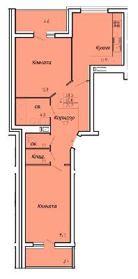 2-комнатная 68.3 м² в ЖК Atlanta Tower от 16 450 грн/м², Тернополь