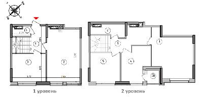 Дворівнева 95.22 м² в ЖК Оптимісто від 19 000 грн/м², с. Гатне