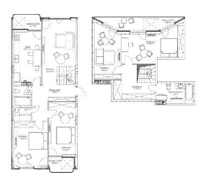 Дворівнева 146.04 м² в ЖК O2 Residence від 29 988 грн/м², Київ